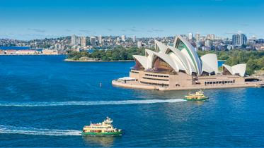 US tax guide for Americans living in Australia with Sydney Opera House and ferries in view