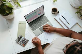 Online Taxman guide on foreign-owned LLC reporting with calculator and paperwork